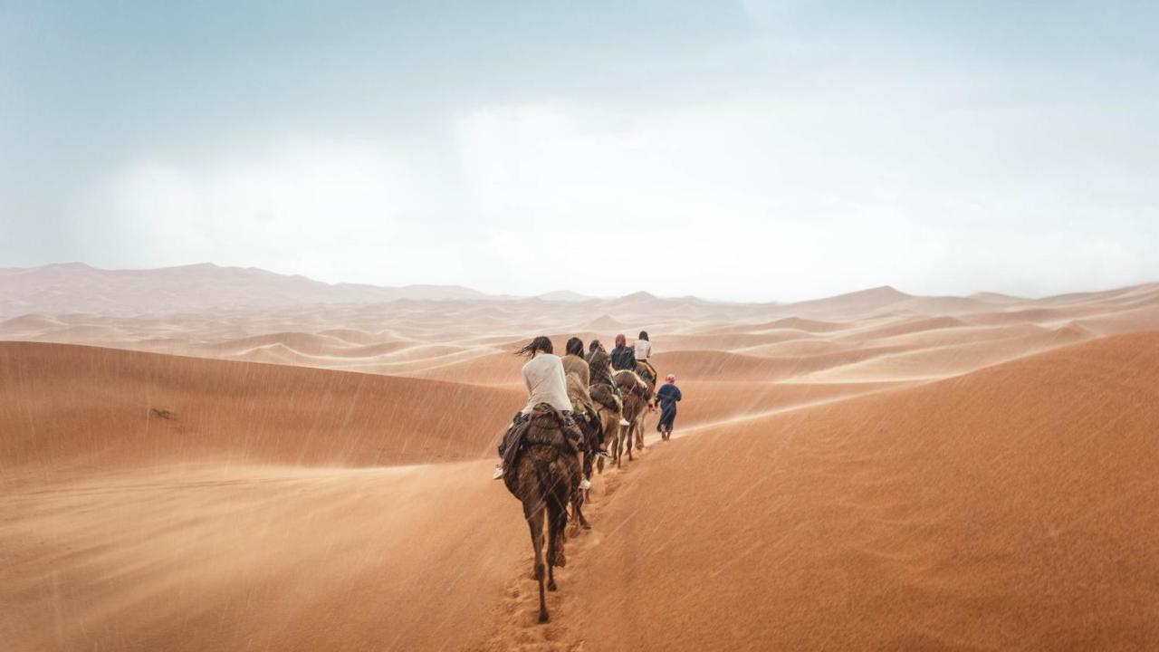 Mhamid Sahara Camp - Mhamid El Ghizlane Hotel มามิด ภายนอก รูปภาพ